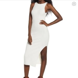 Leith Rib Sleeveless Midi Dress